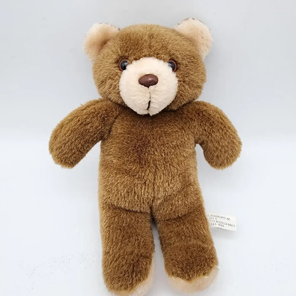 Vintage Brown Knickerbocker Teddy Bear Plush Toy 10